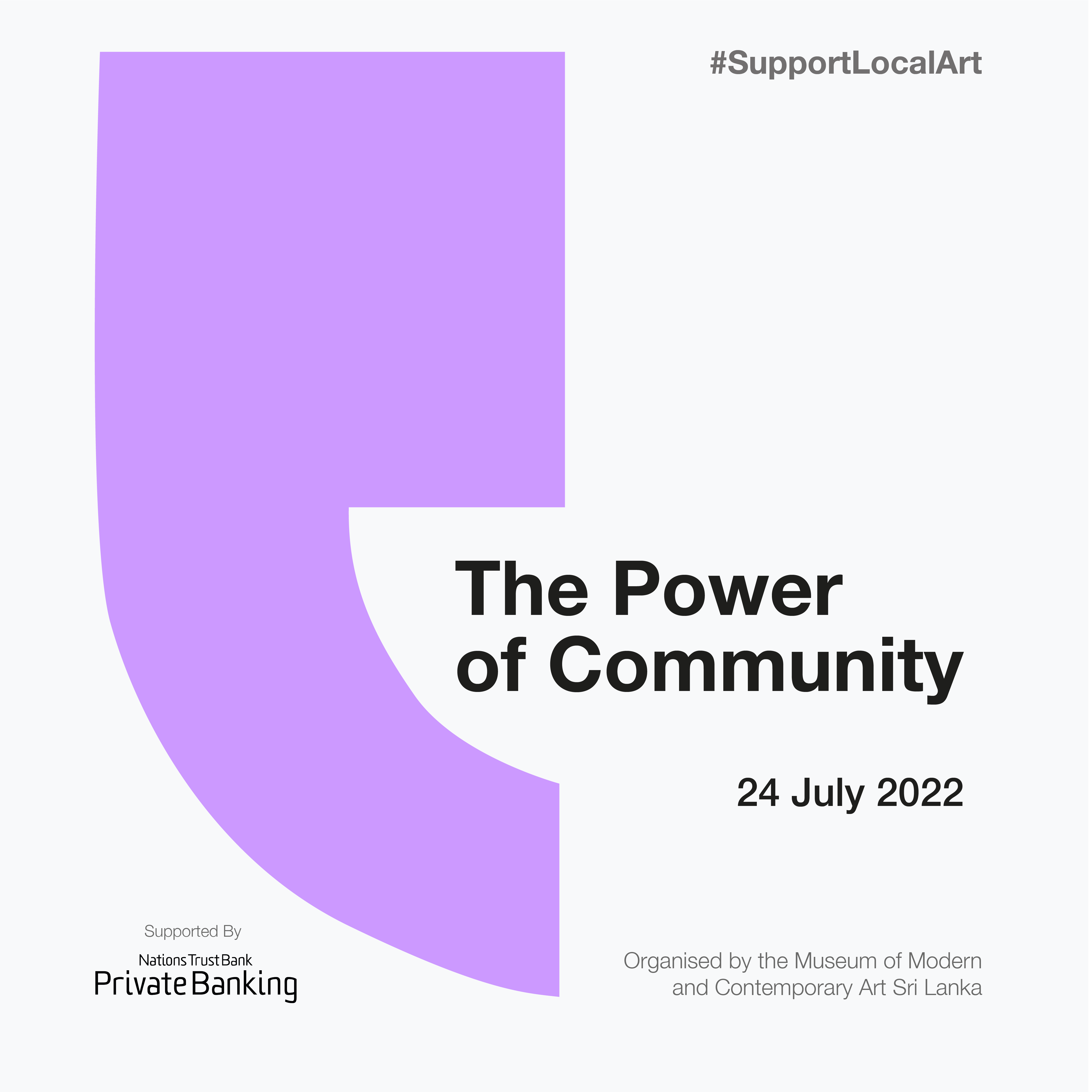 #SupportLocalArt Talk The Power of Community