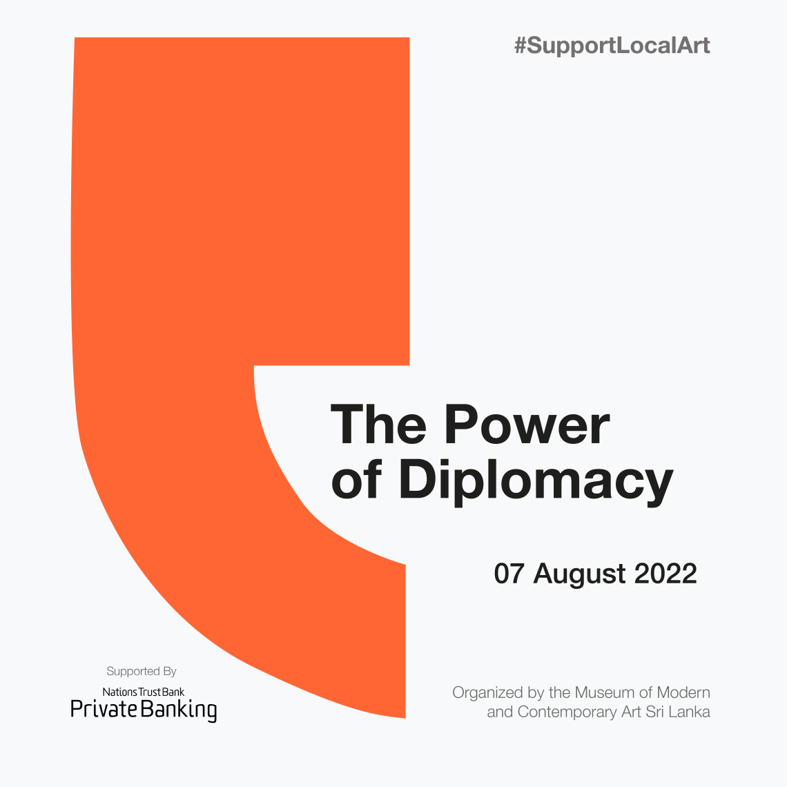 #SupportLocalArt Talk The Power of Diplomacy
